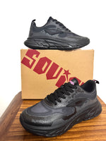 Ladies Sneaker: Soviet - Campsbay, Knit Lace Up, Low Cut Sneaker - (#CAMPSBAY) #BLACK (#1444)