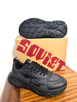 Ladies Sneaker: Soviet - Campsbay, Knit Lace Up, Low Cut Sneaker - (#CAMPSBAY) #BLACK (#1444)