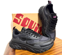 Ladies Sneaker: Soviet - Campsbay, Knit Lace Up, Low Cut Sneaker - (#CAMPSBAY) #BLACK (#1444)