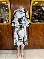 Ladies dress - GOLDMOON - #white #8853