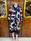 Ladies dress - GOLDMOON - #navy #8865