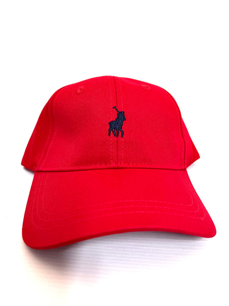 Original Polo Parker classic peak cap White and Red Smitty s