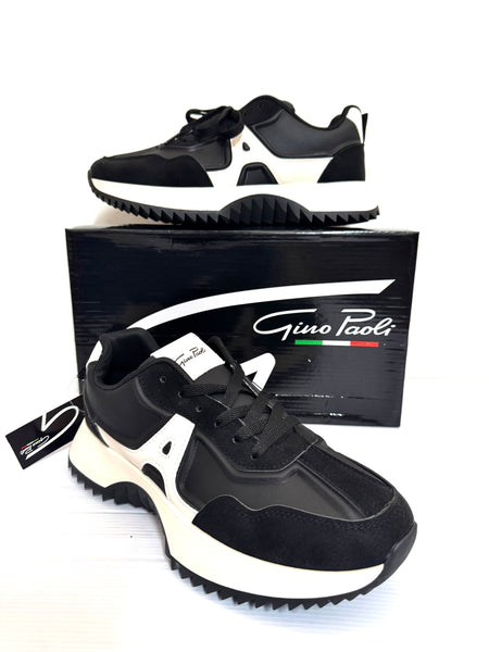 Gino Paoli - The 'A Inject' Black Mens shoe - #Black #GPM10033BKBK