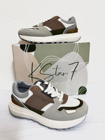 Ladies Sneaker: Kstar7 - MEADOW, Grey/Olive/Beige (#K7378L)