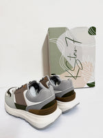 Ladies Sneaker: Kstar7 - MEADOW, Grey/Olive/Beige (#K7378L)