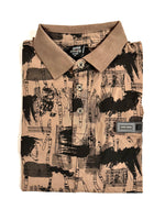 Men's Golfer: Soviet - M VIRTUE, S/Slv Fashion Golfer - #Taupe (#9438)