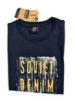 Men's Tee: Soviet - M STORMER, S/Slv Fashion Tee - #Navy (#9396)