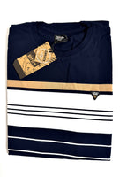 Men's Tee: Soviet - M LAYNE, S/Slv Crew Neck Y/Dye Tee - #Navy (#9423)
