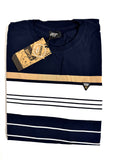 Men's Tee: Soviet - M LAYNE, S/Slv Crew Neck Y/Dye Tee - #Navy (#9423)