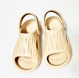 Kids Shoes: Soviet Komodo Push-in Casual Sandal - Beige