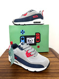 Kids Shoes: Kstar7 - ZOOM Grey/Red Boys #K7558B