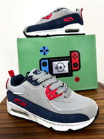 Kids Shoes: Kstar7 - ZOOM Grey/Red Boys #K7558B