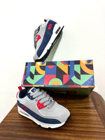 Kids Shoes: Kstar7 - ZOOM Grey/Red Boys #K7558B