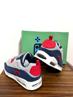 Kids Shoes: Kstar7 - ZOOM Grey/Red Boys #K7558B