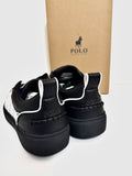 Men's Shoes: Polo - Black Monogram Sneaker #POLO (#65731)