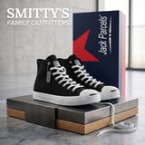 Jack Parcels Black Canvas Boot