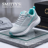 Ladies sneaker - Olympic 'Bounce' sneakers #Grey/Turq