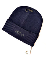 Unisex Polo Beanie - Available in Grey and Navy