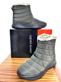 Ladies Ankle Boots: Pierre Cardin Ladies Olive 'Tabitha' Boots