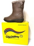 Ladies Ankle Boots: Grasshoppers Ladies 'Darsha' Leather Chocolate Brown Boots