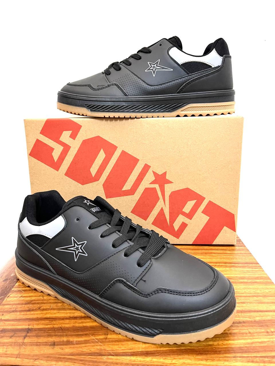 スミー Original Soviet Men's 'SPIETH' Sneaker - Black and Gum – Smitty's