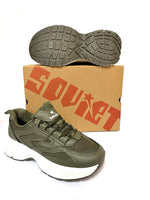 Ladies Soviet Sneakers - Evander Lace-Up - Dark Olive