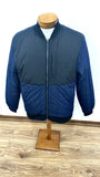 POLO QUILTED BOMBER JACKET - Black and blue colour combination #70903