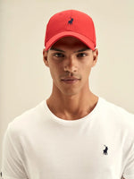 Original Polo Parker classic peak cap - White and Red