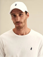 Original Polo Parker classic peak cap - White and Red