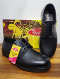 Unisex School Shoes: Toughees Black, Sizes 2, 3, 4, 5