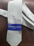 Men's Tie: Giogrianni Italy - Silver/Grey