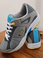 Kids Shoe: Loxion Kulca Trainer - Grey/Yellow/Green