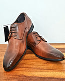 Men's Formal Shoe: Pierre Cardin Lace-up, Brown