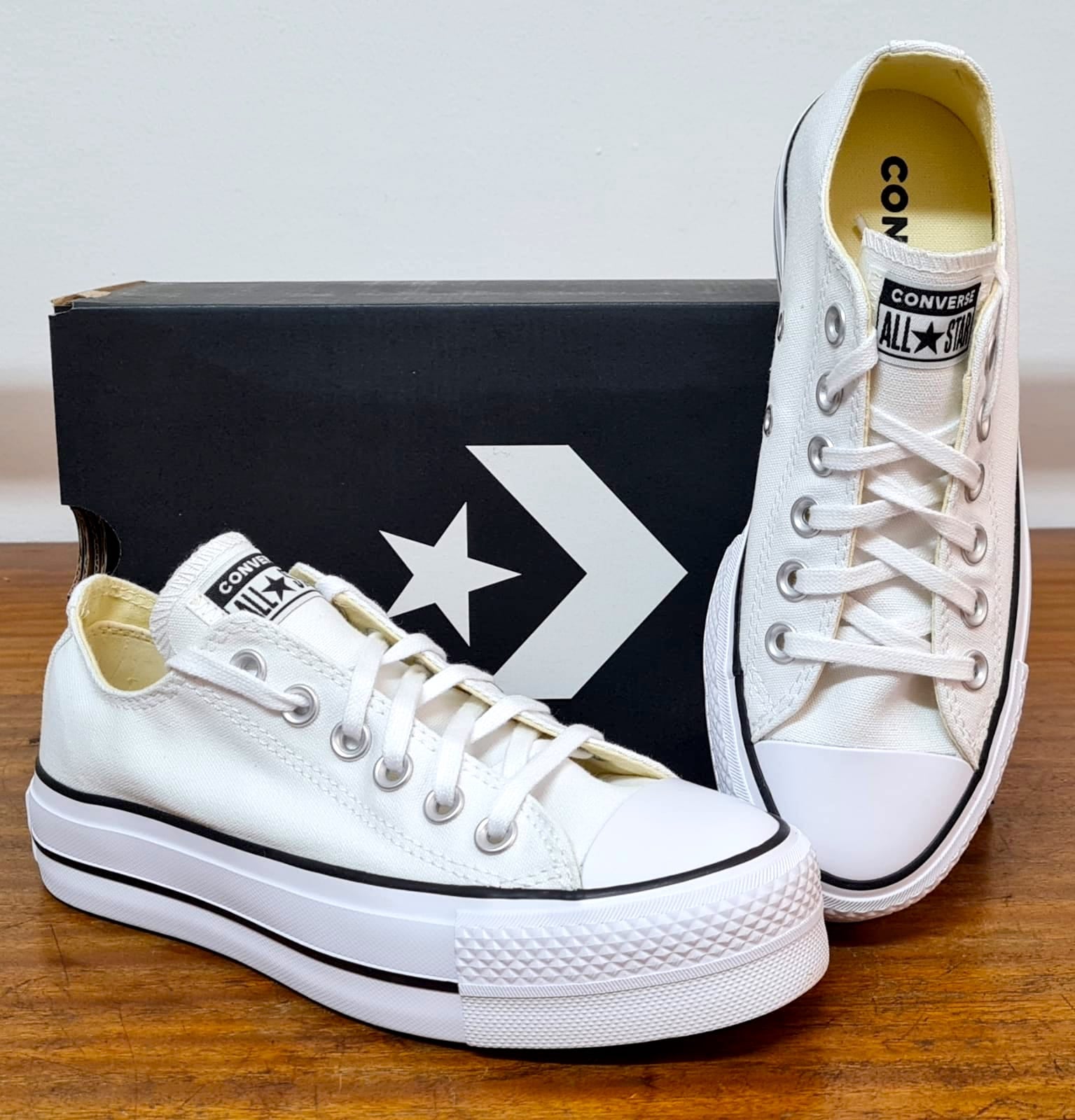 Ladies Converse All Stars Lo Top with Lift Smitty s Online